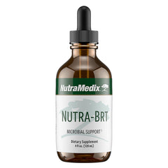 NutraMedix Nutra-BRT bottle for daily immune support with herbal extracts.