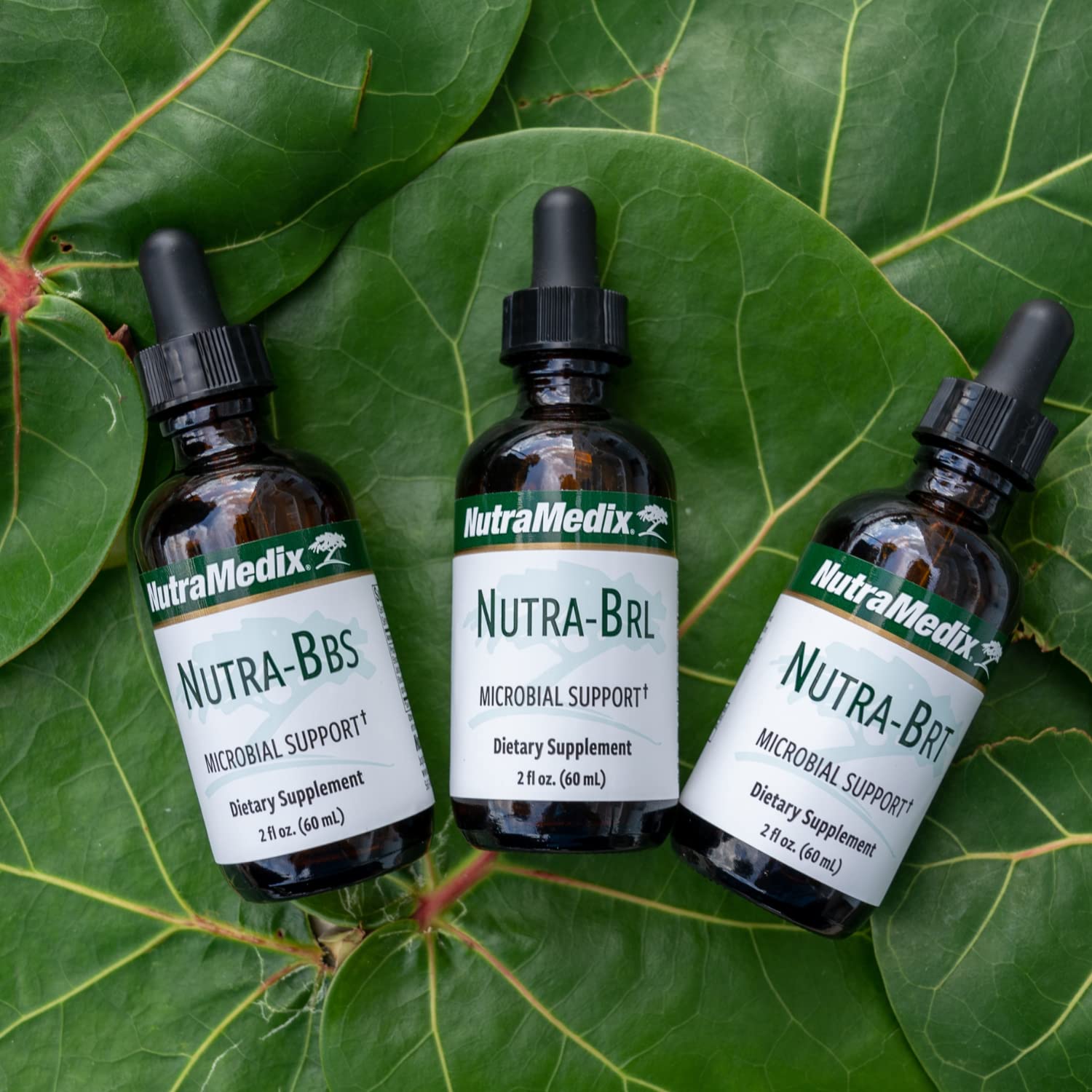 Nutra BRT logo with bottle emphasizes trusted herbal formula.