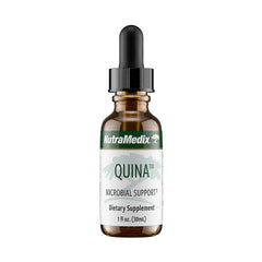 NutraMedix Quina liquid bottle, convenient daily immune support.