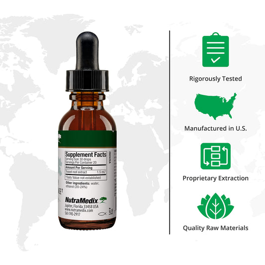 NutraMedix Teasal root closeup highlights Fuller’s teasel source for a potent herbal tincture.