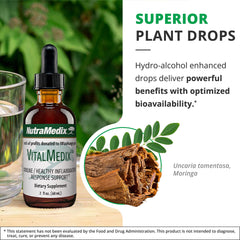 NutraMedix VitalMedix immune support visual suggests everyday vitality.