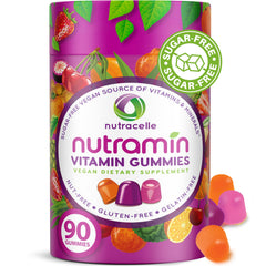 Nutramin daily multivitamin bottle for on‑the‑go daily nutrition and immune-friendly support