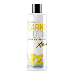 NutraOne CarniCuts Xtreme Pineapple bottle front label for workout energy