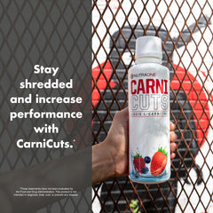 NutraOne Carnicuts Berry Blast bottle color invites a refreshing routine.