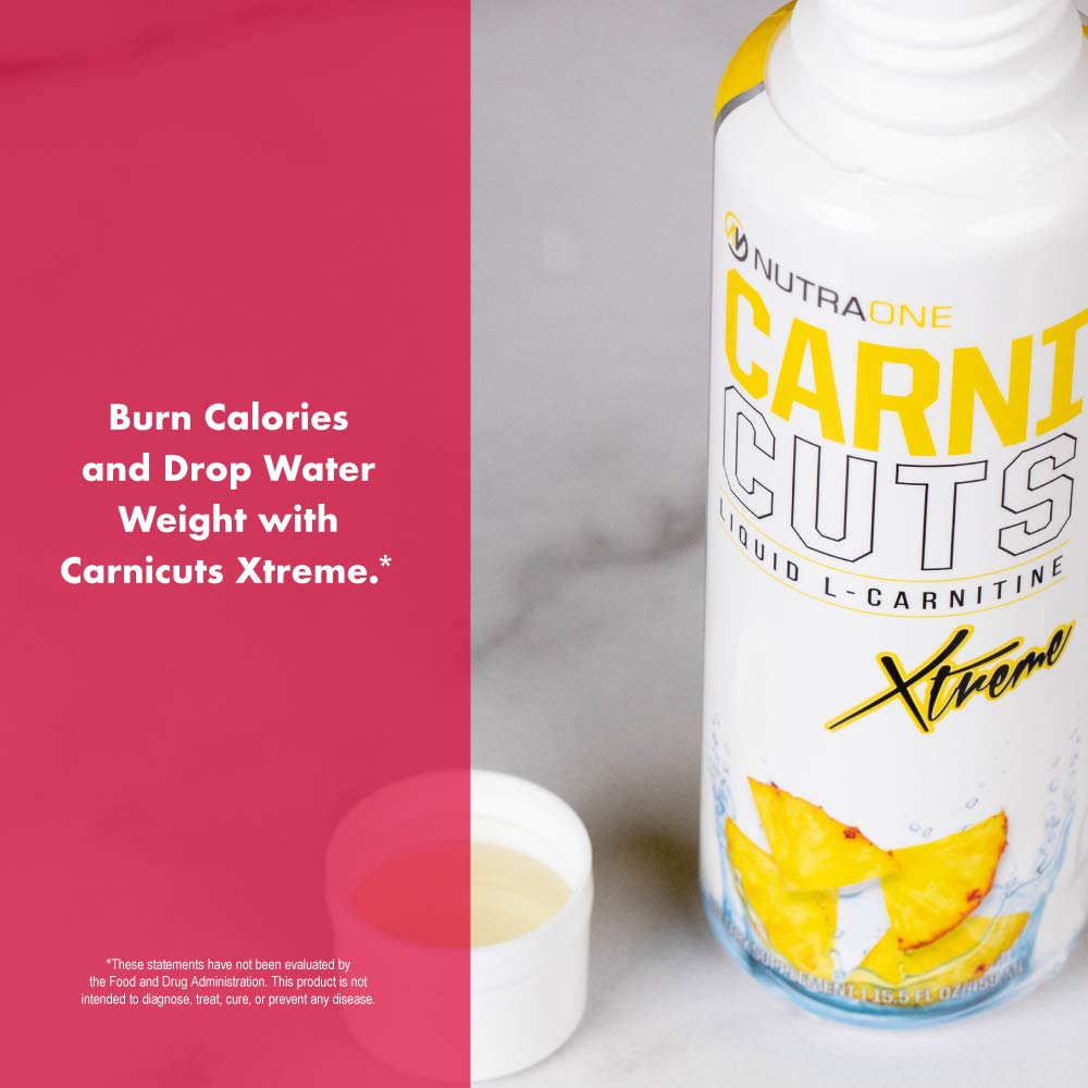 NutraOne Carnicuts Xtreme label close-up highlighting Berry Blast formula.