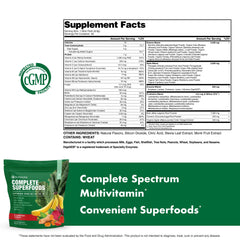 NutraOne Complete Superfoods digestive enzymes and probiotics for gut support.