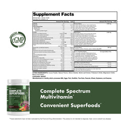 NutraOne Complete Superfoods powder dissolving in water for fast mix.