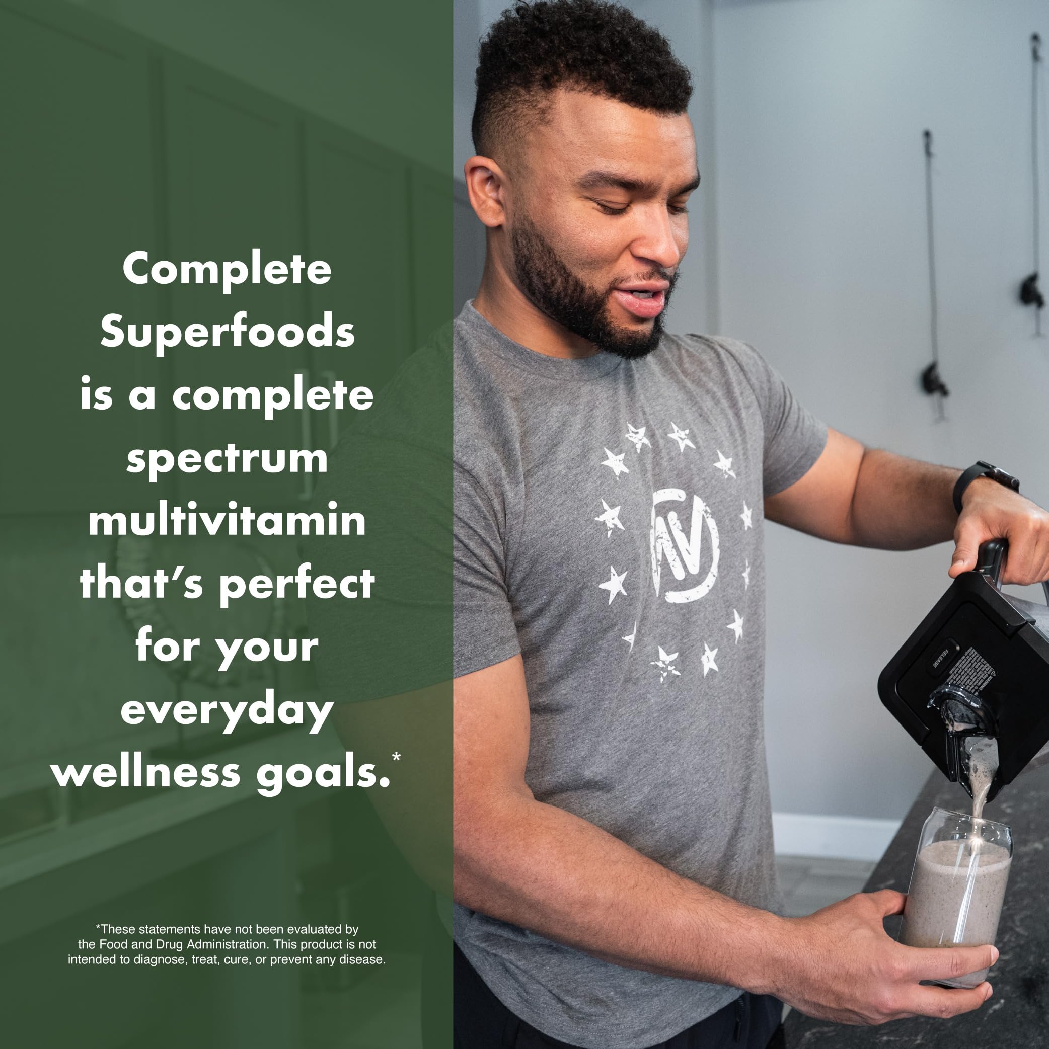 NutraOne daily nutrition complete solution with glass and scoop