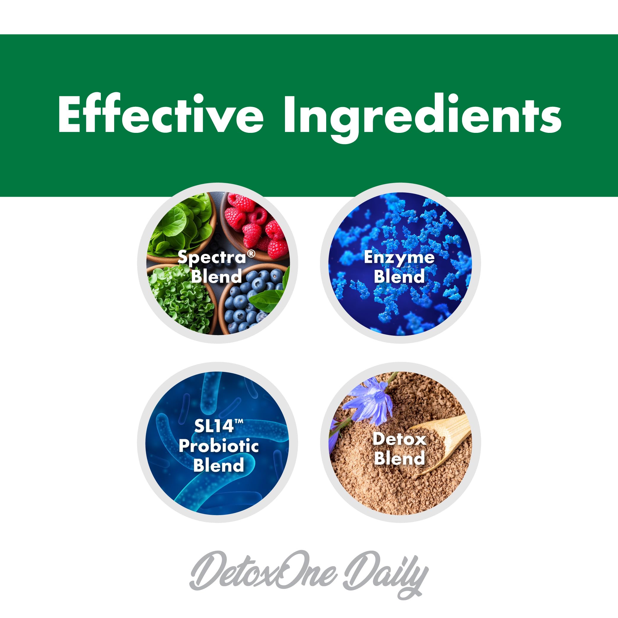 NutraOne DetoxOne Daily mixed in water for an easy daily energy boost.