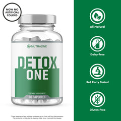 Bottle and capsules ready for a daily cleanse routine.