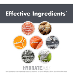 NutraOne HydrateOne scoop ready to mix for daily hydration.