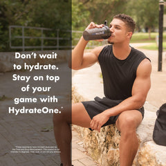 NutraOne HydrateOne on-the-go use, sticks and packs fit busy routines.
