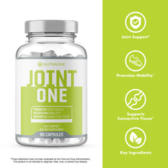 NutraOne JointOne ingredients panel emphasizing quality formulation