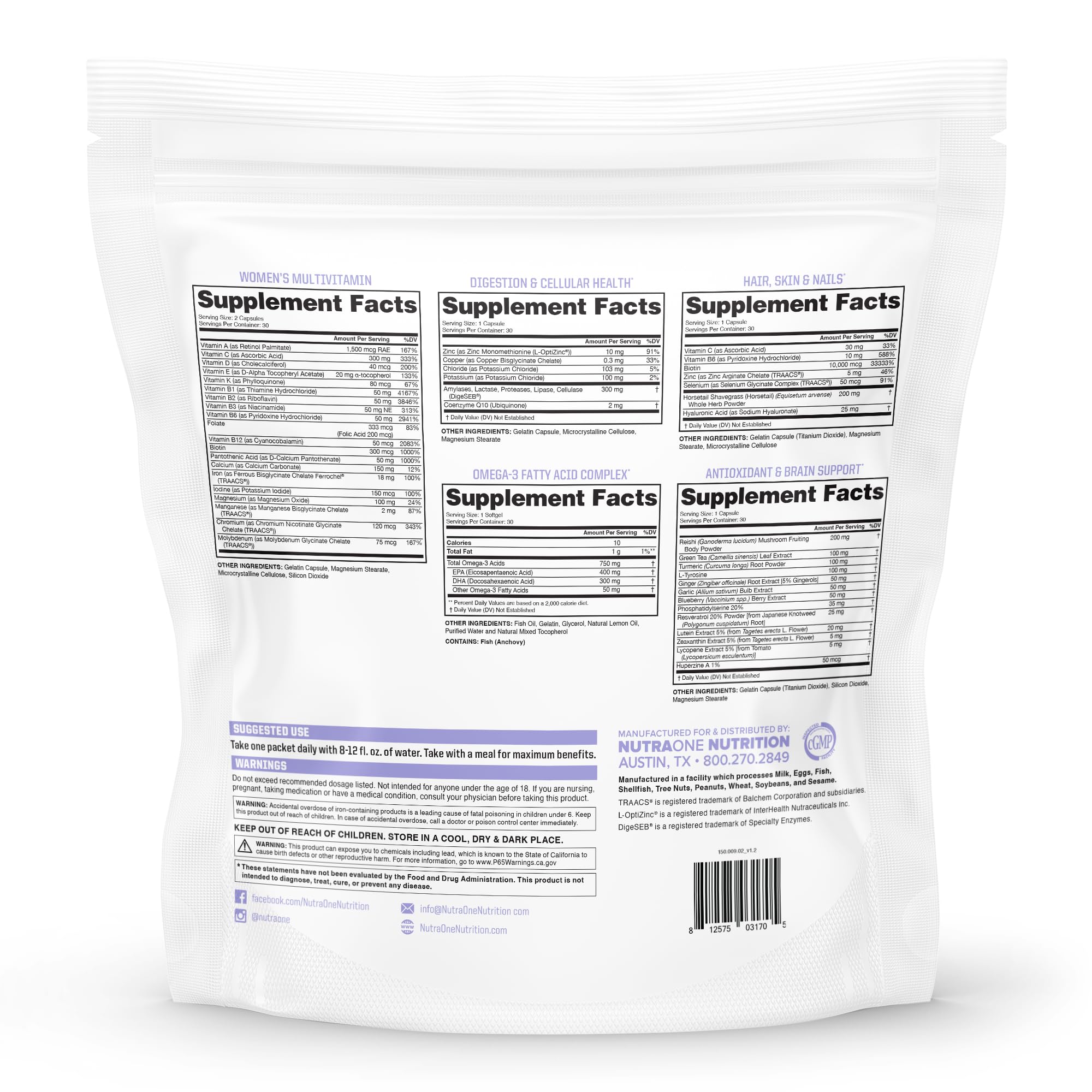 NutraOne MissOne capsules close-up showing easy daily supplementation for energy and mood.