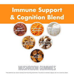 Ingredients panel emphasizes natural raspberry flavor with mushroom blend.