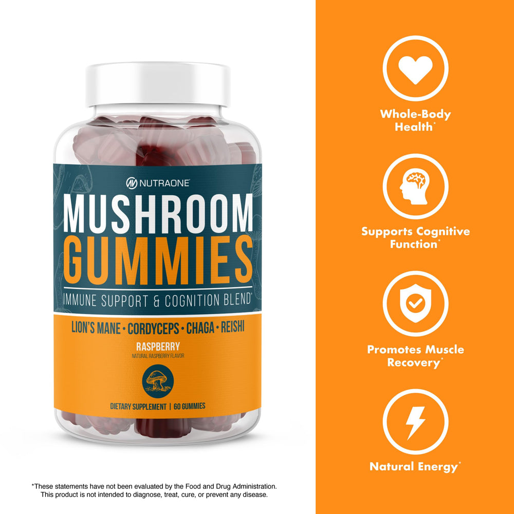 Gummies arranged on a kitchen counter for convenient daily use.