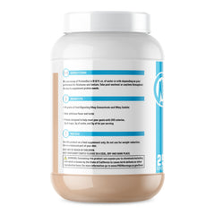 NutraOne ProteinOne Chocolate PB Cup tub front, flavor choice for daily protein.