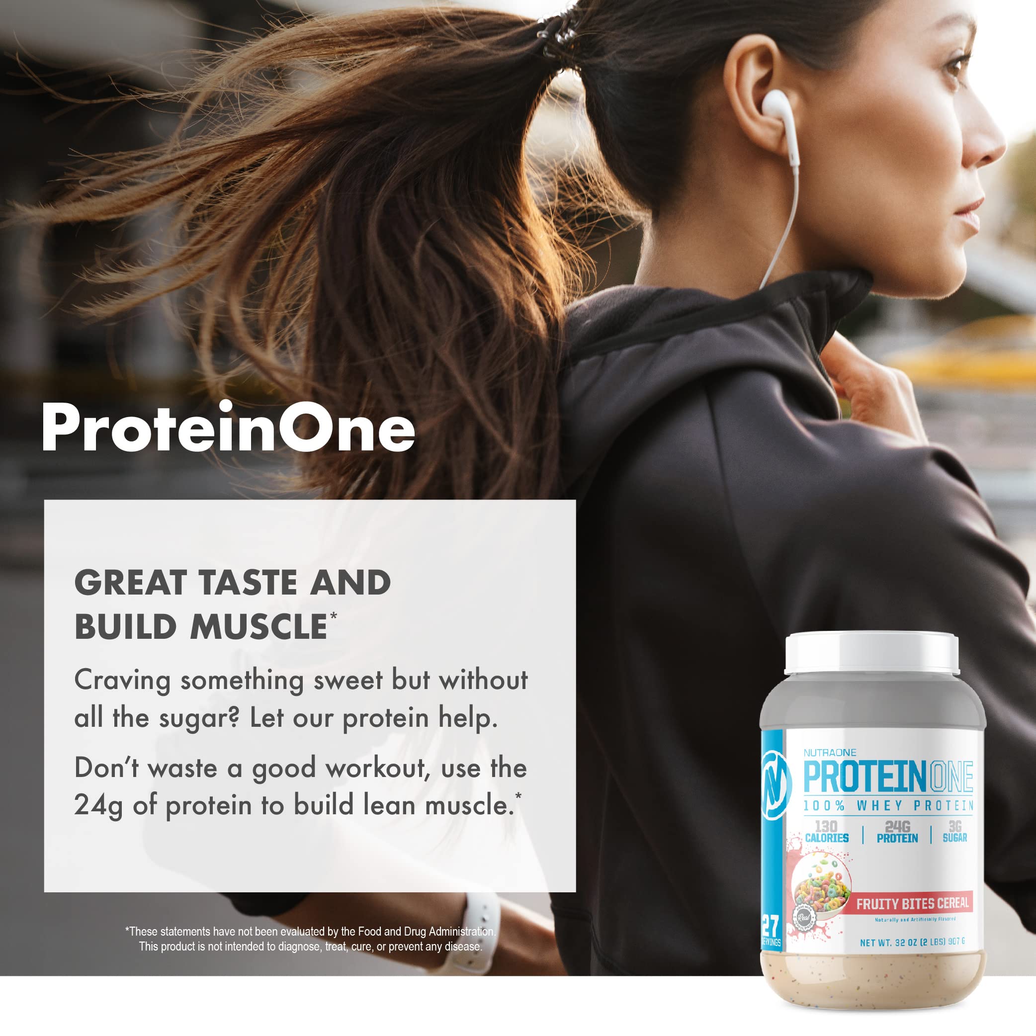 NutraOne ProteinOne flavors variety pack display, endless customization options.