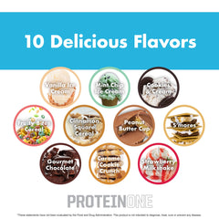 NutraOne ProteinOne vanilla nutrition facts highlight protein per serving