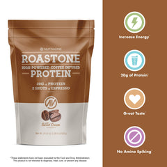 NutraOne RoastOne scoop provides convenient protein boost after training