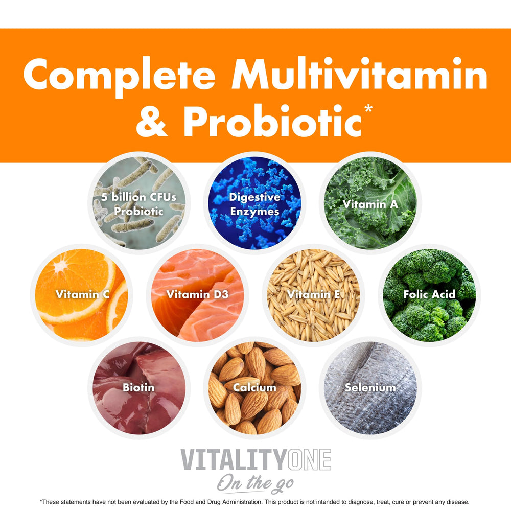 NutraOne VitalityOne packets designed to dissolve under the tongue.