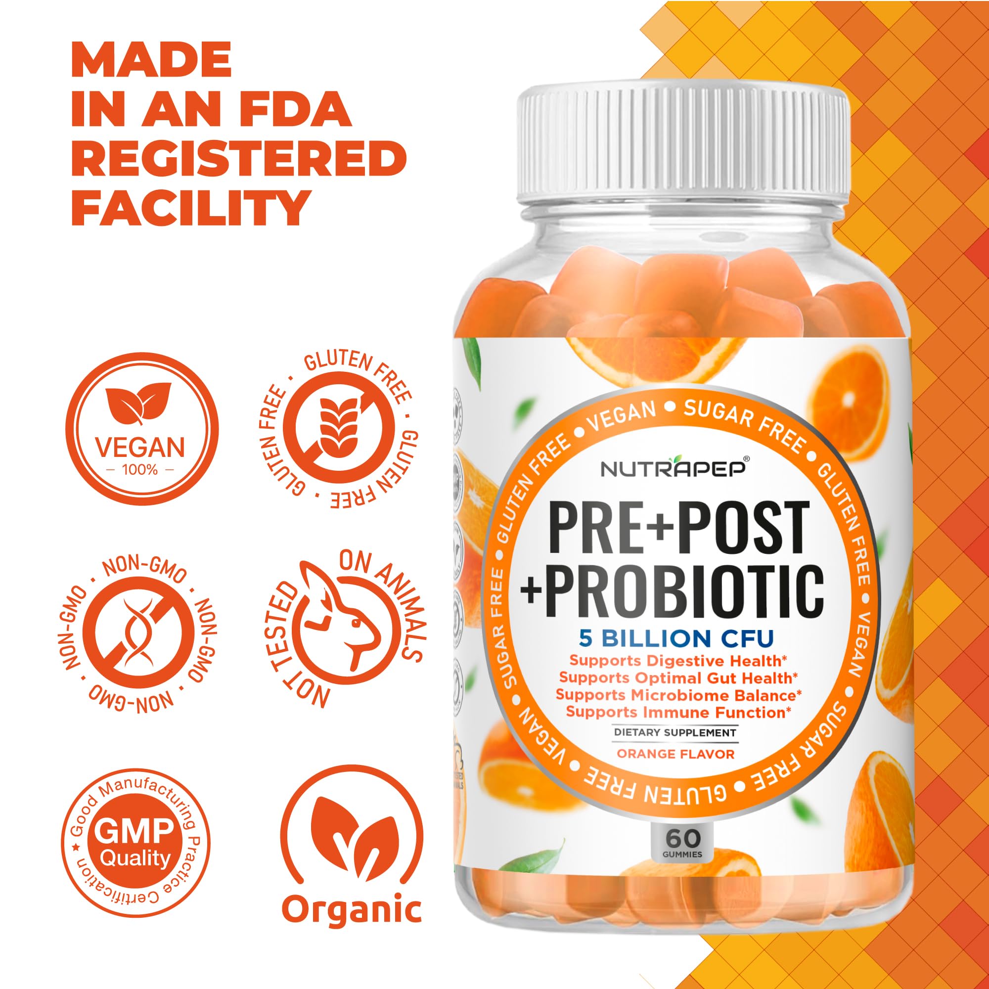 NutraPep bottle pour captures easy dispensing for daily use.