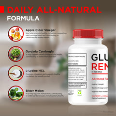 NutraRize Gluco Renu 3-pack bundle showcasing value and convenience.