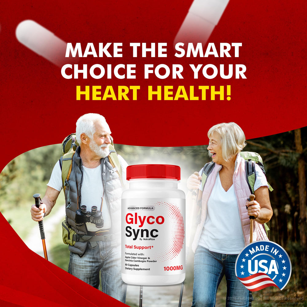 Close-up of Glyco Sync capsules highlighting natural formula benefits