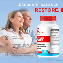 NutraRize Trusted Relief Capsules capsules spill demonstrates easy-to-swallow form.