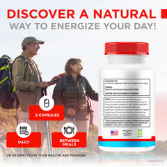 NutraRize Trusted Relief Capsules closeup label for dosage guidance.