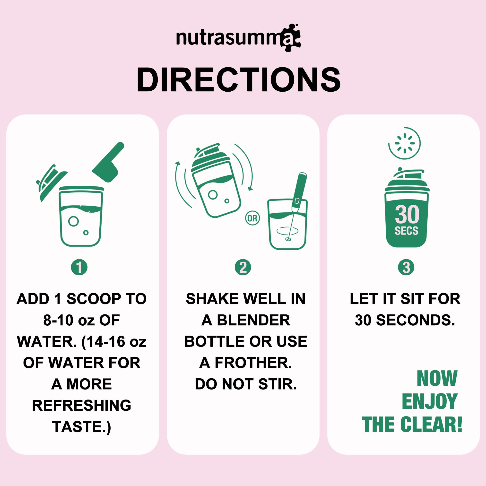 Nutrasumma Clear Whey on-the-go shake supports lean recovery anytime