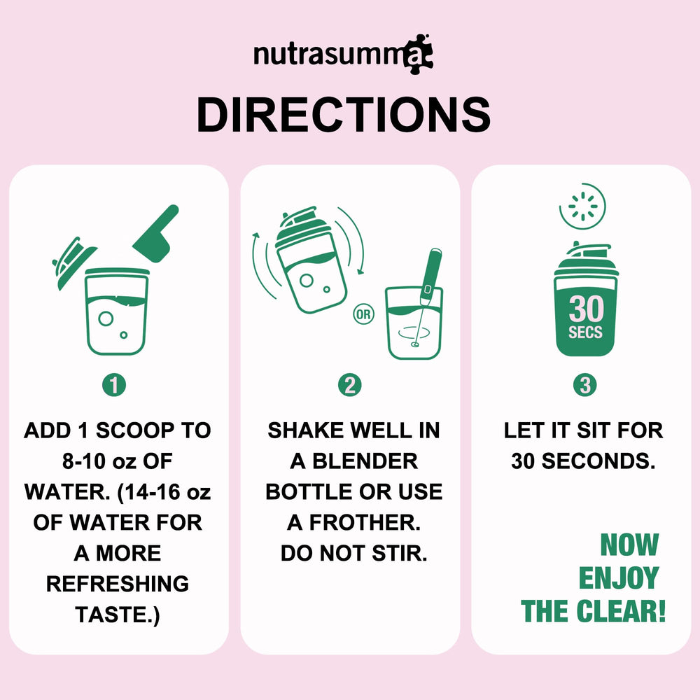 Nutrasumma Clear Whey on-the-go shake supports lean recovery anytime
