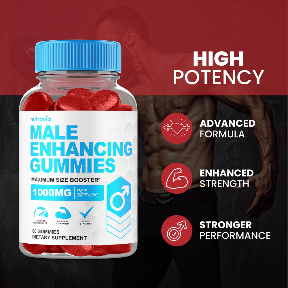 Nutravia energy-boost gummies shown during a gym workout.
