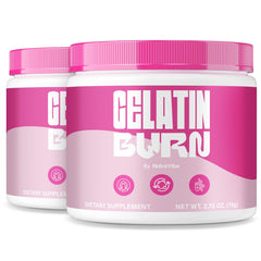NutraVibe GelatinBurn bottle front view for daily energy support.