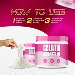 NutraVibe GelatinBurn energy-minded lifestyle shot with active person.