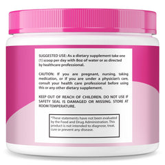 NutraVibe GelatinBurn label close-up showing natural ingredients.
