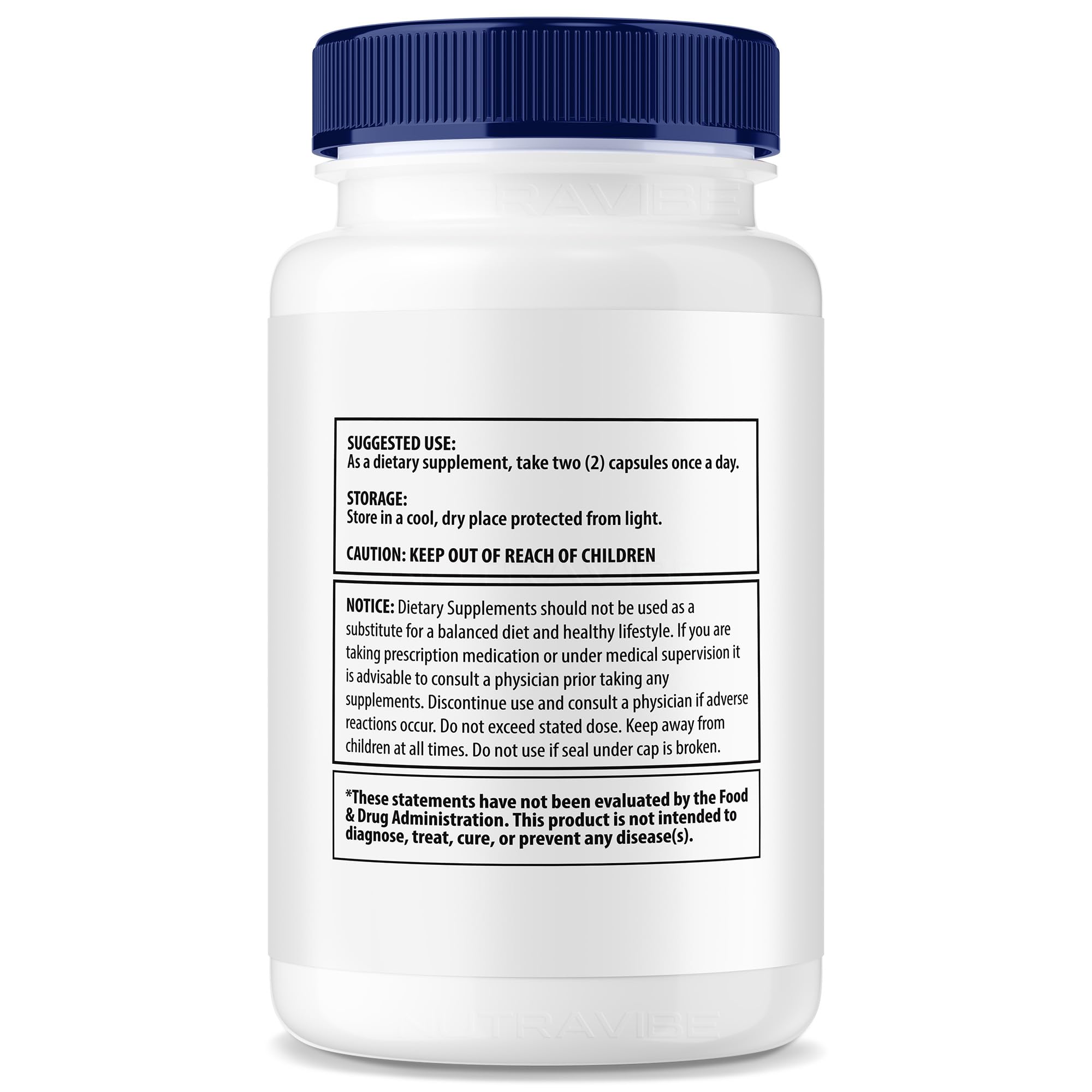 NutraVibe NervaEase natural ingredients highlight holistic nerve health support.