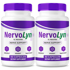 NutraVibe NervoLyn 2-pack front view for convenient daily use.