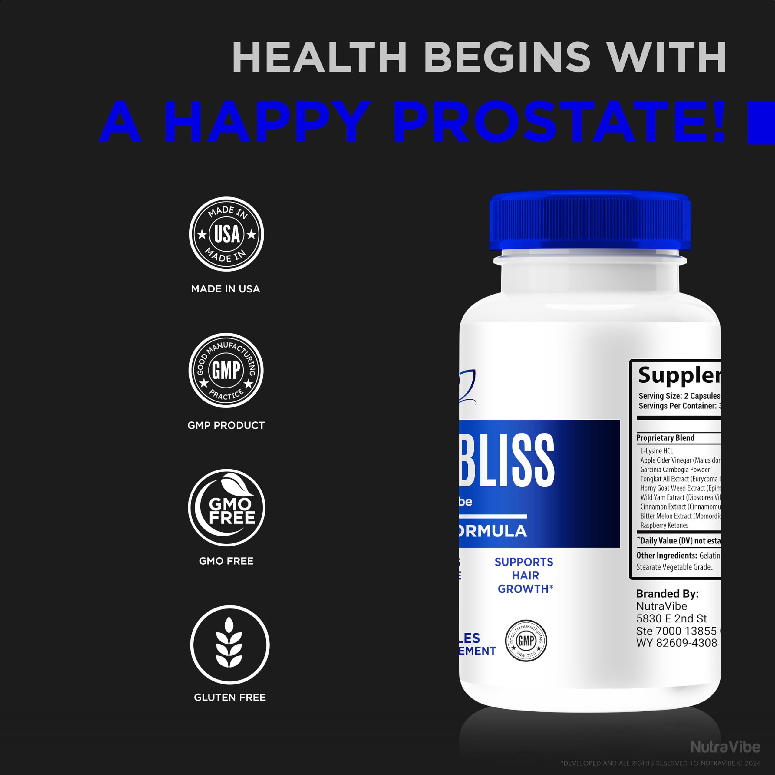 NutraVibe Prostabliss bladder-comfort concept depicts daytime comfort and routine.