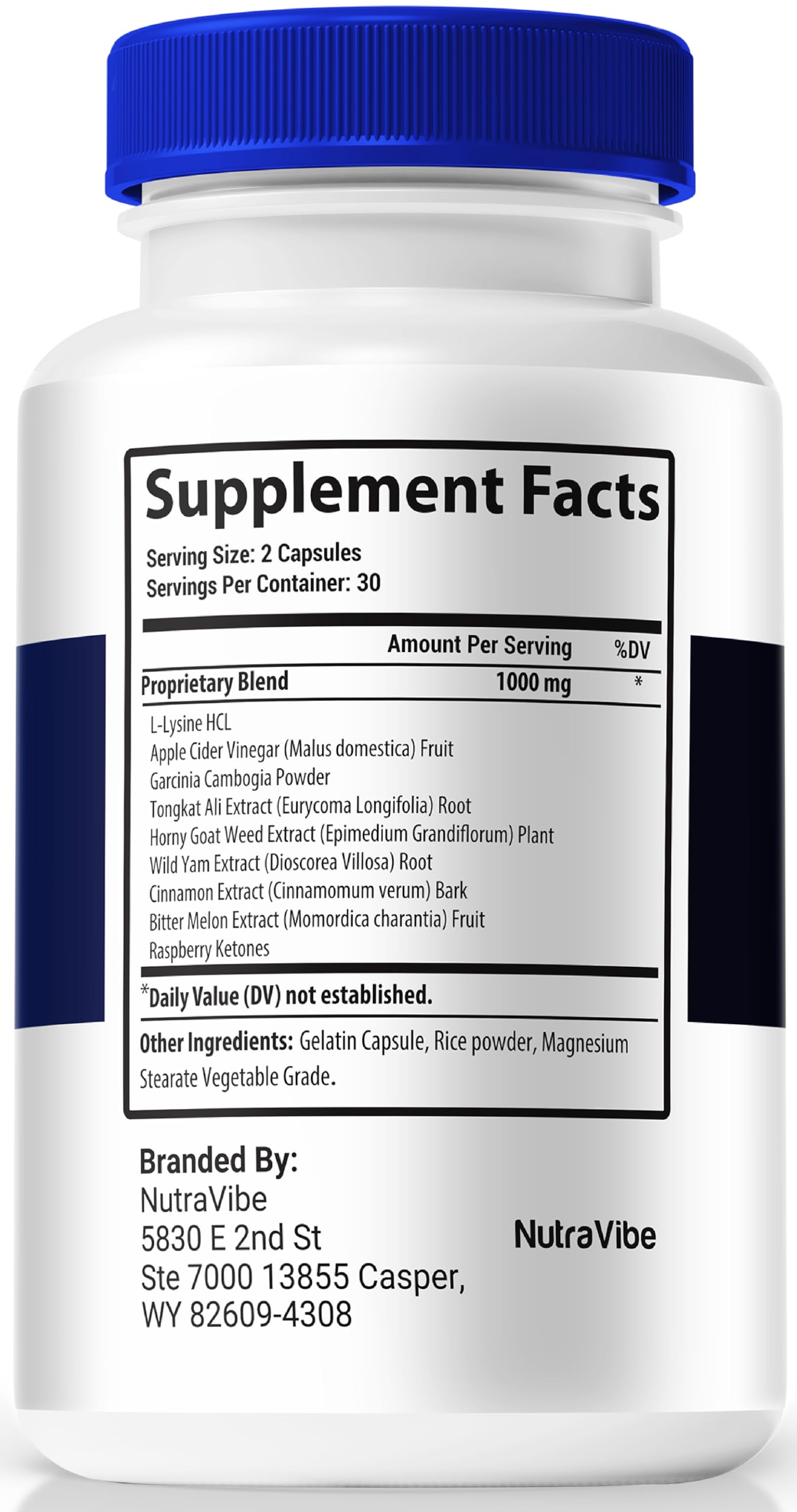 NutraVibe Prostabliss capsules close-up highlights easy-to-swallow, all-natural ingredients.