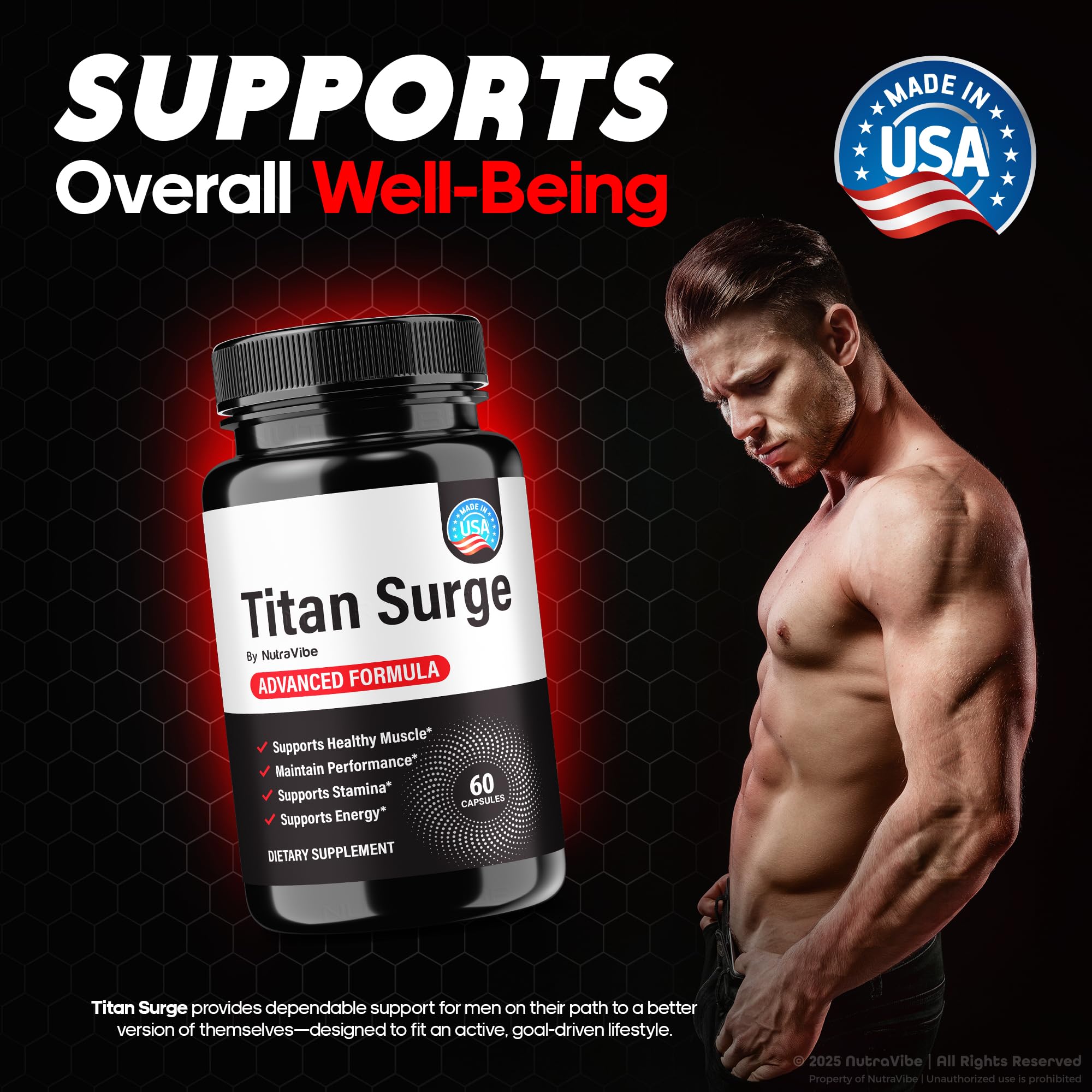 NutraVibe Titan Surge daily ritual scene implies easy adherence and consistency.