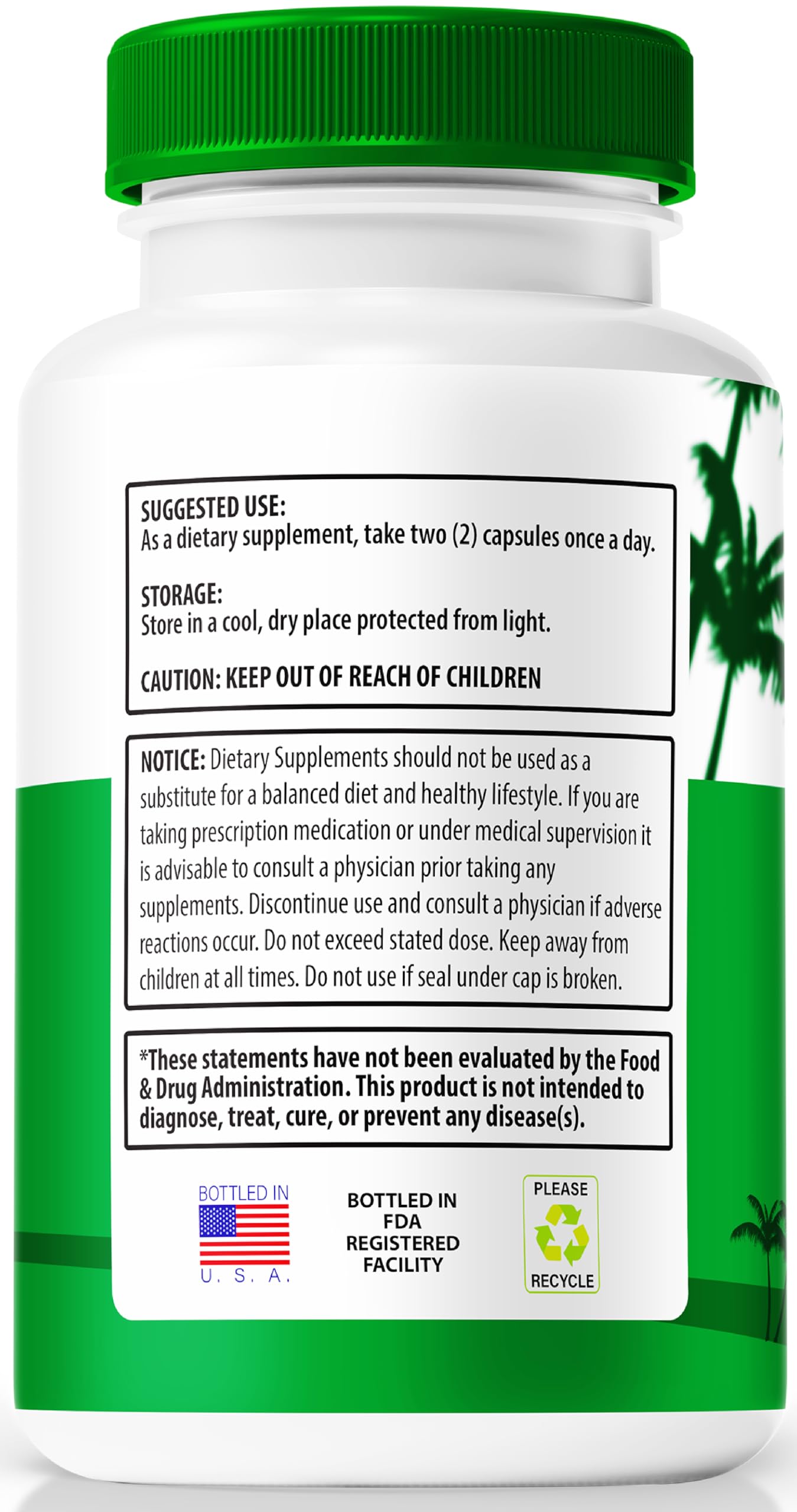 NutraVibe Tropical Rise capsules close-up highlights premium formulation.