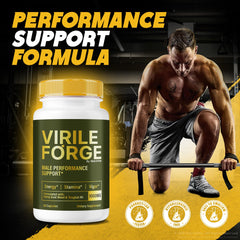 NutraVibe Virile Forge capsules closeup revealing smooth texture for easy use.