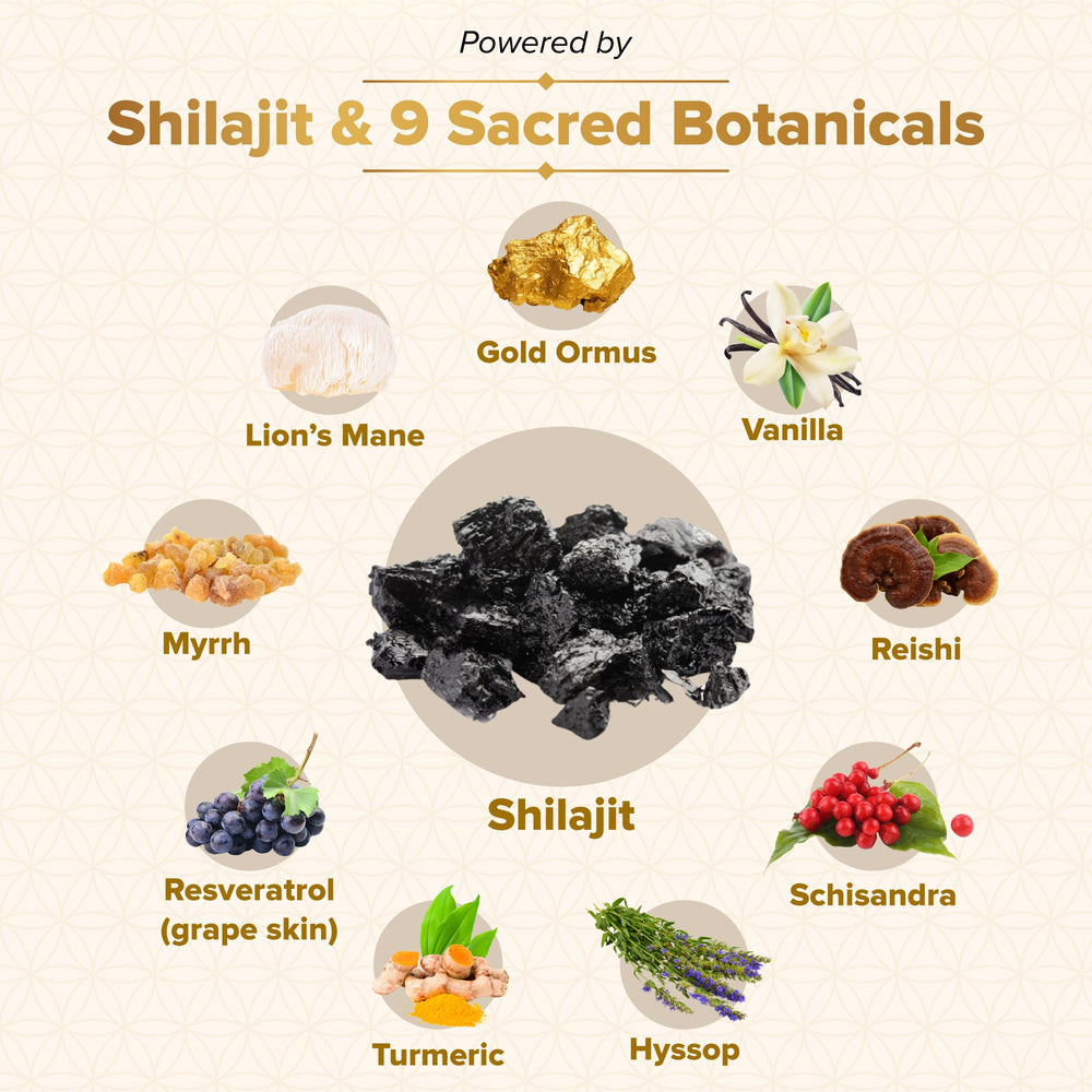 Nutraville Genesis Revival Shilajit resin closeup signals natural vitality.