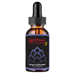 Nutraville Pineal Guard X bottle label signals USA-made quality.