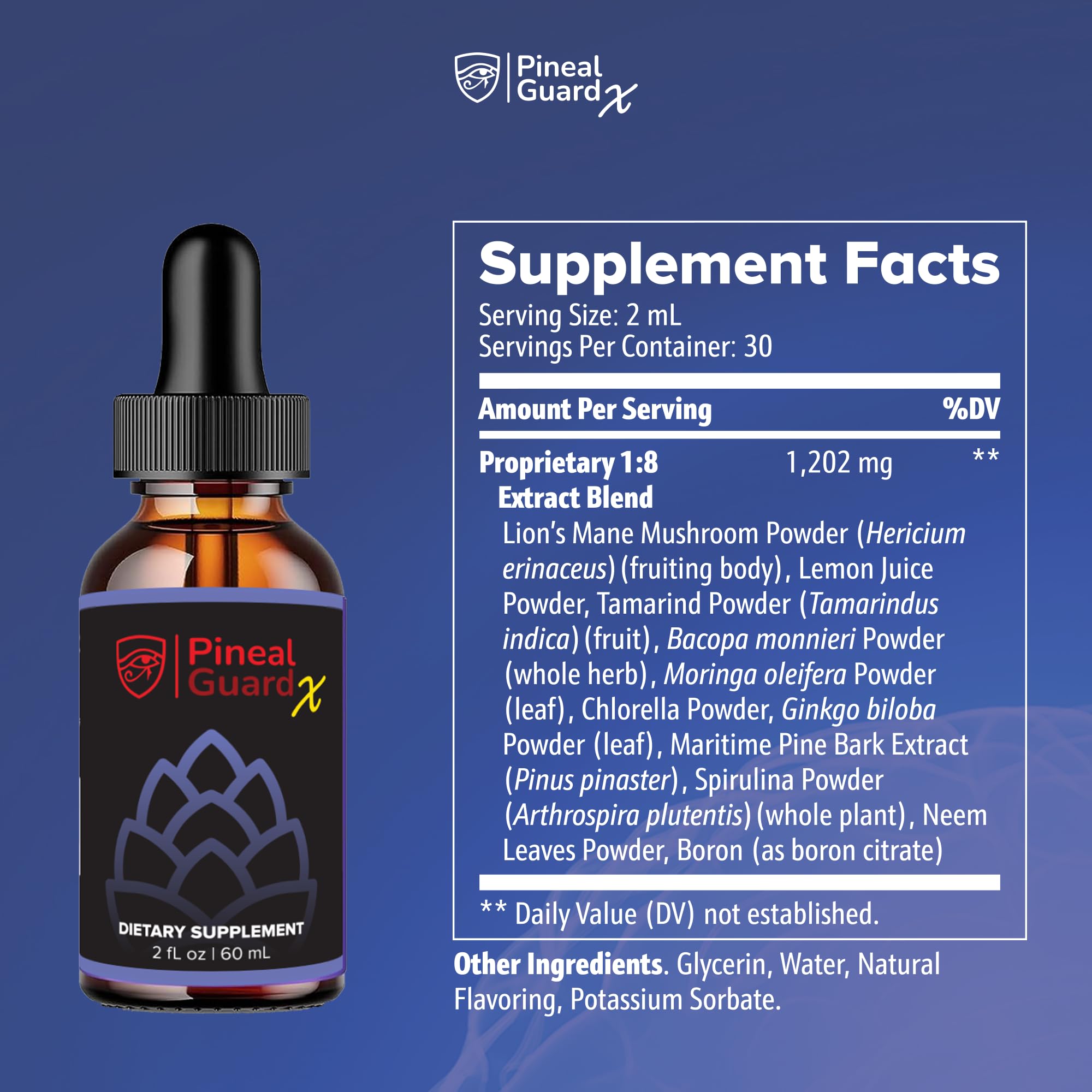 Pineal Guard X drops show fast absorption for quick energy.