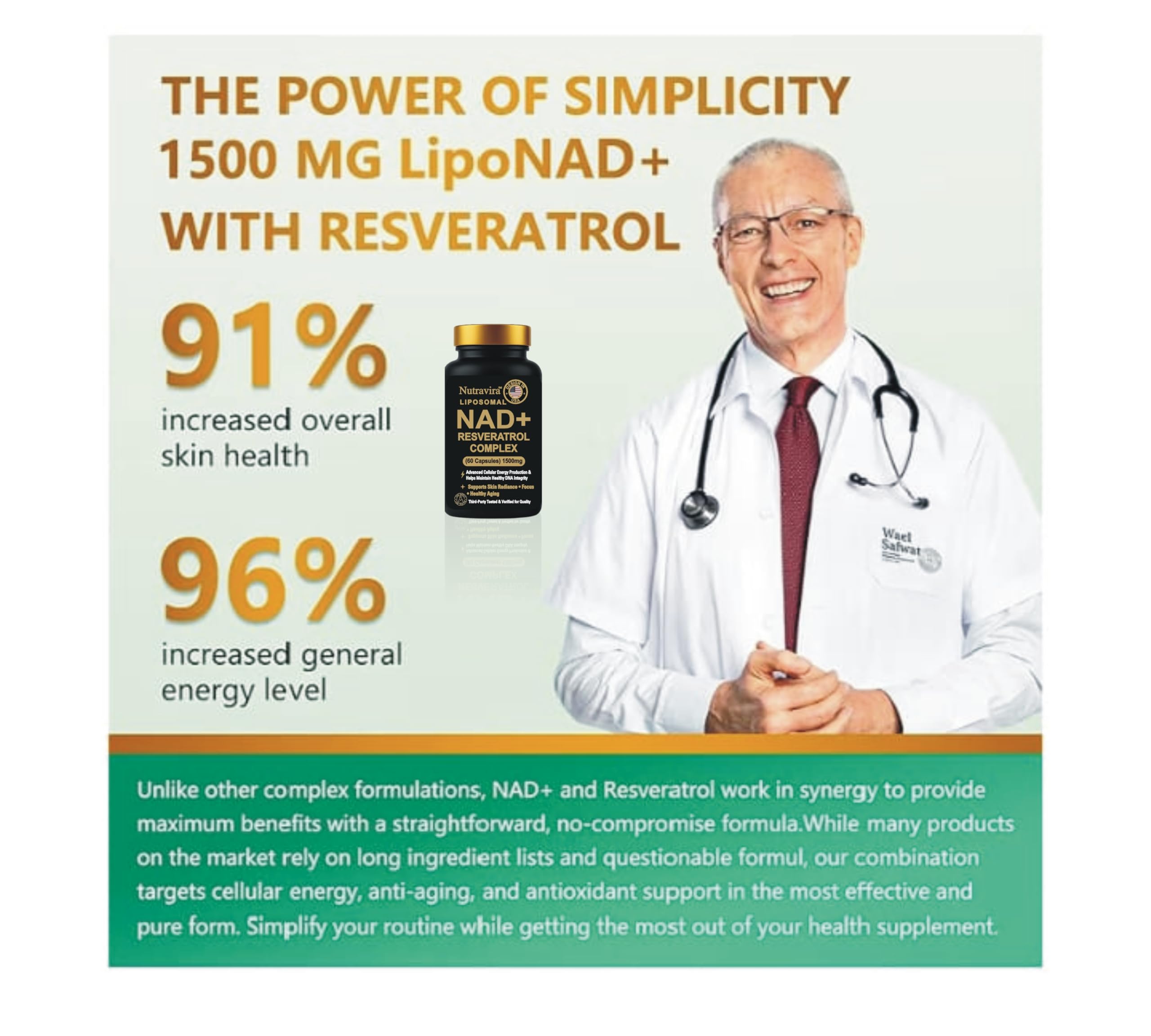Nutravira Eurofins third-party testing seal on packaging