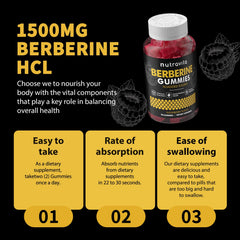 Nutravita Berberine Gummies two-pack front label.