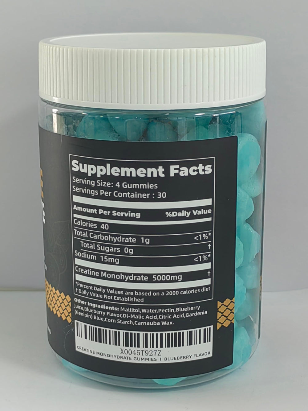 Nutravita Creatine Gummies four-piece serving highlights simple daily intake