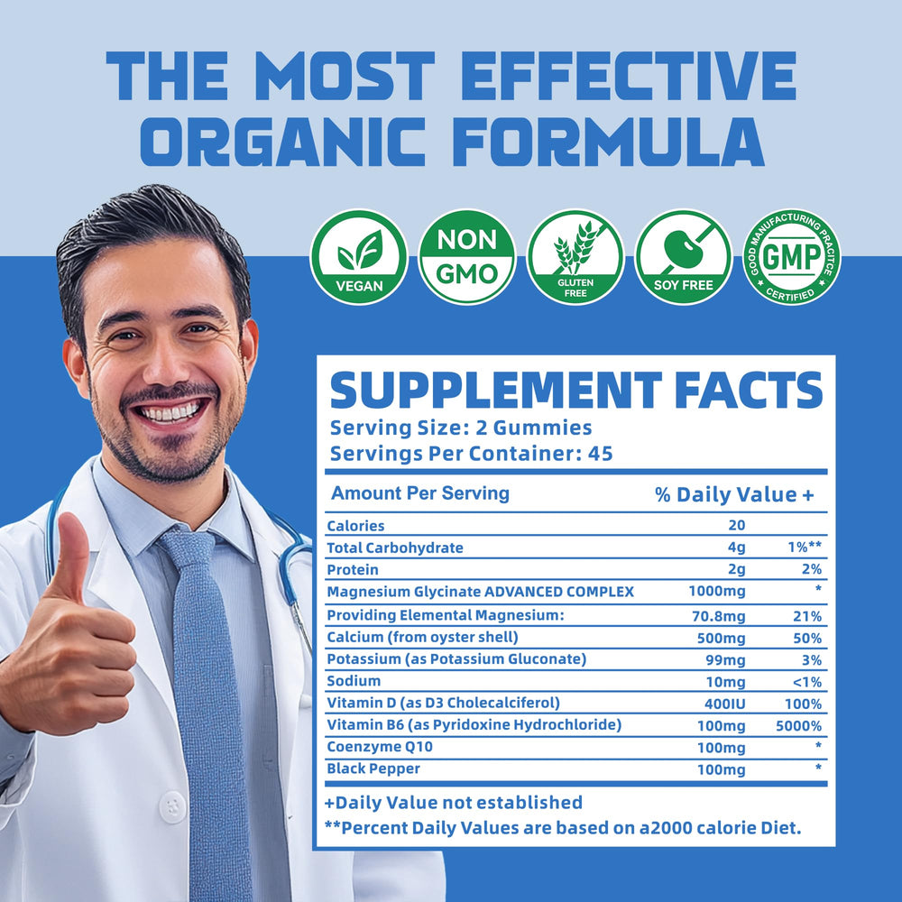 Nutravita Gummies ingredients image featuring CoQ10 and B6 for energy support.